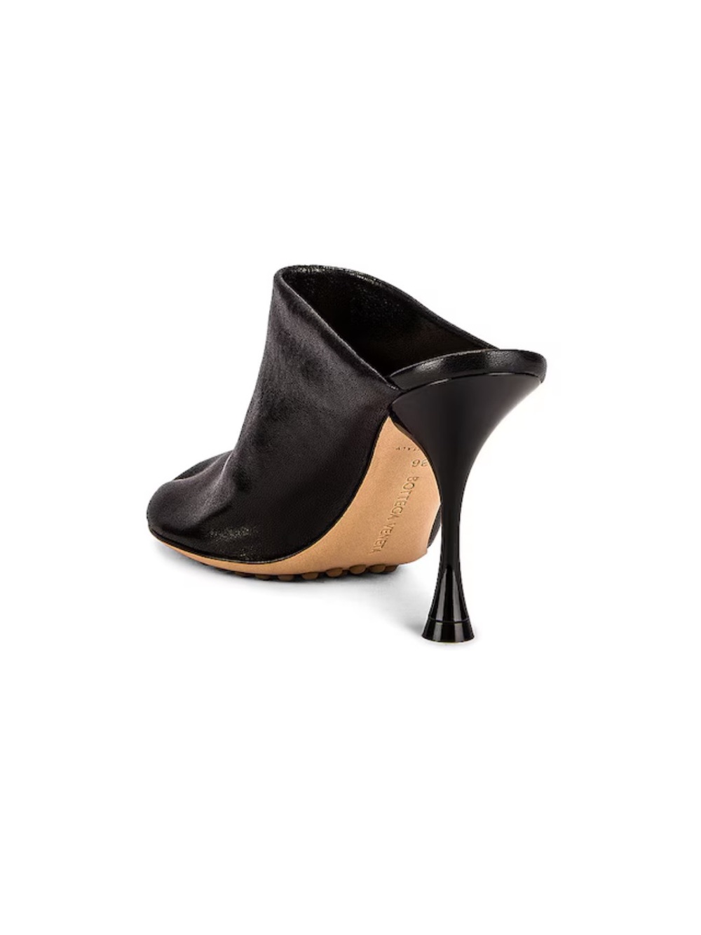 Bottega Veneta Dot Dark Brown Leather Mule Heels Size 37 like new - Picture 9 of 13
